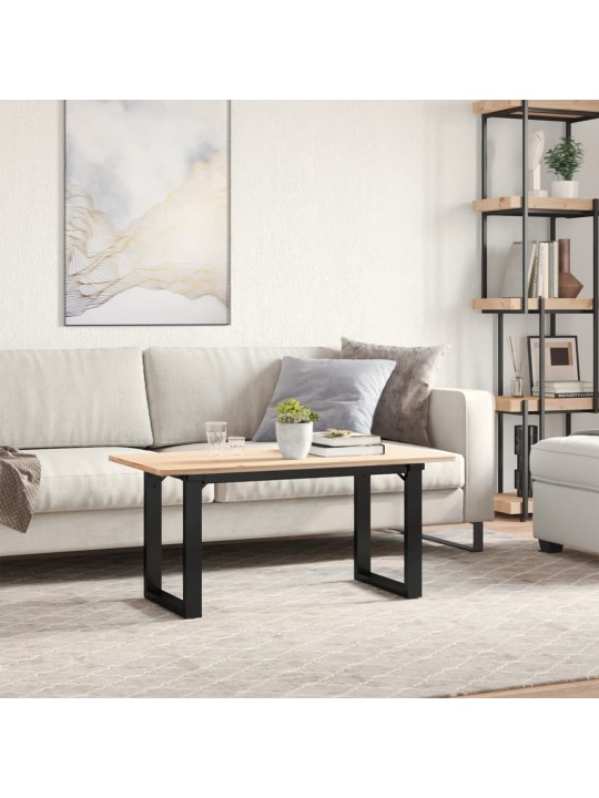 Kafijas galdiņa kājas, 90x30x43 cm, o-formas rāmis, tērauds