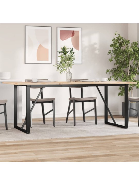 Galda kājas, 160x80x73 cm, o-formas rāmis, tērauds