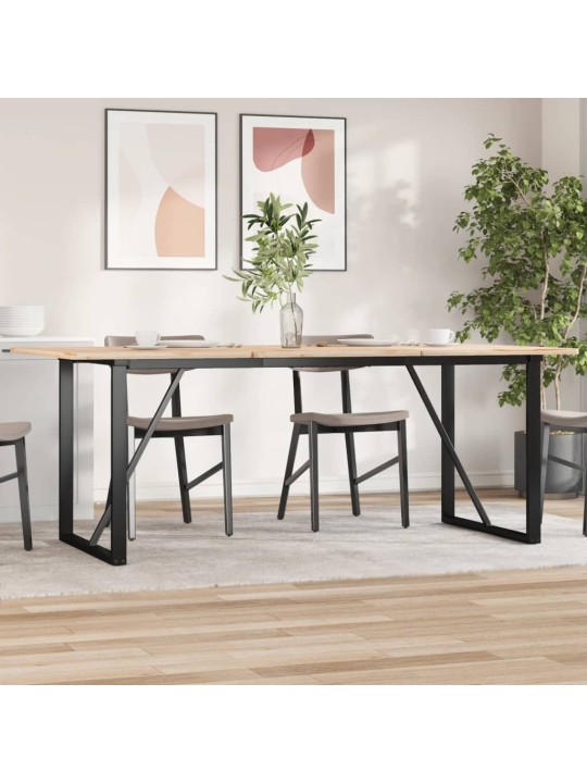 Galda kājas, 180x80x73 cm, o-formas rāmis, tērauds