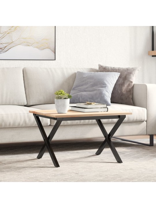 Kafijas galdiņa kājas, 60x40x38 cm, x-forma rāmis, tērauds