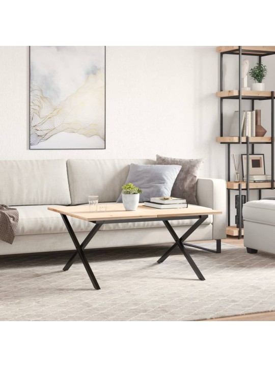 Kafijas galdiņa kājas, 70x60x43 cm, x-forma rāmis, tērauds