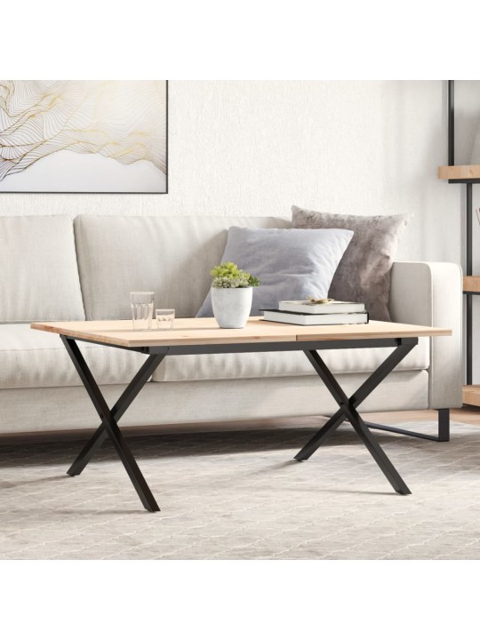 Kafijas galdiņa kājas, 70x60x43 cm, x-forma rāmis, tērauds