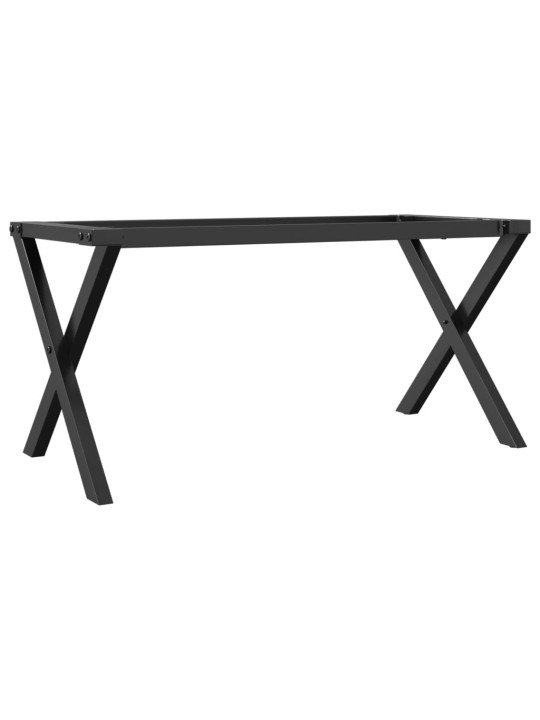 Kafijas galdiņa kājas, 70x30x43 cm, x-forma rāmis, tērauds