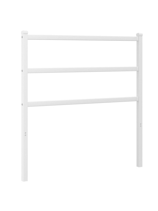 Gultas galvgalis, balts, 90 cm