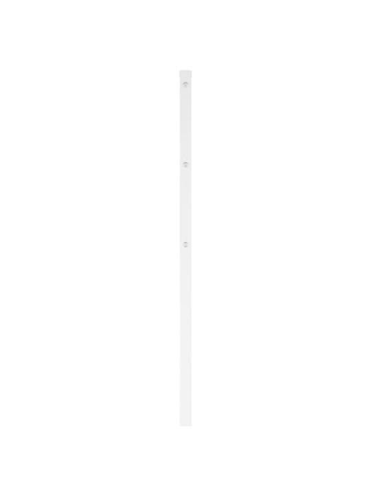 Gultas galvgalis, balts, 160 cm