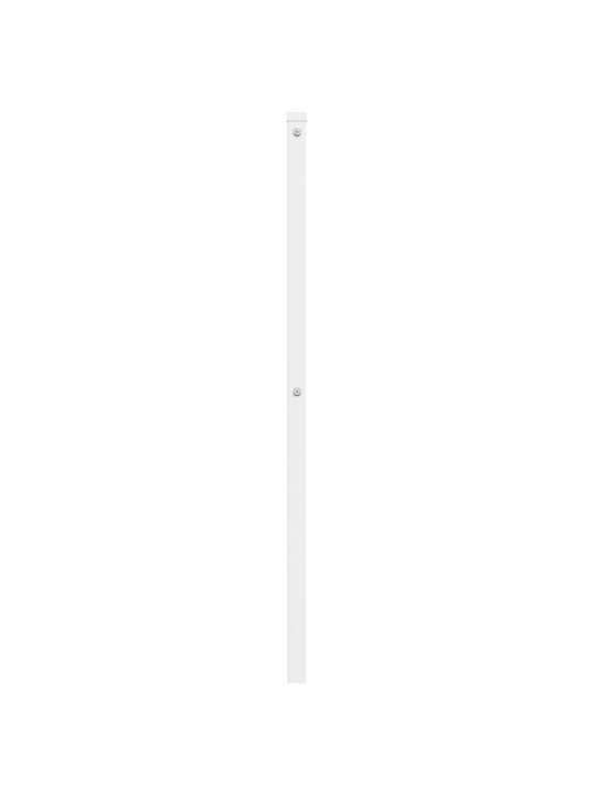 Gultas galvgalis, balts, 120 cm