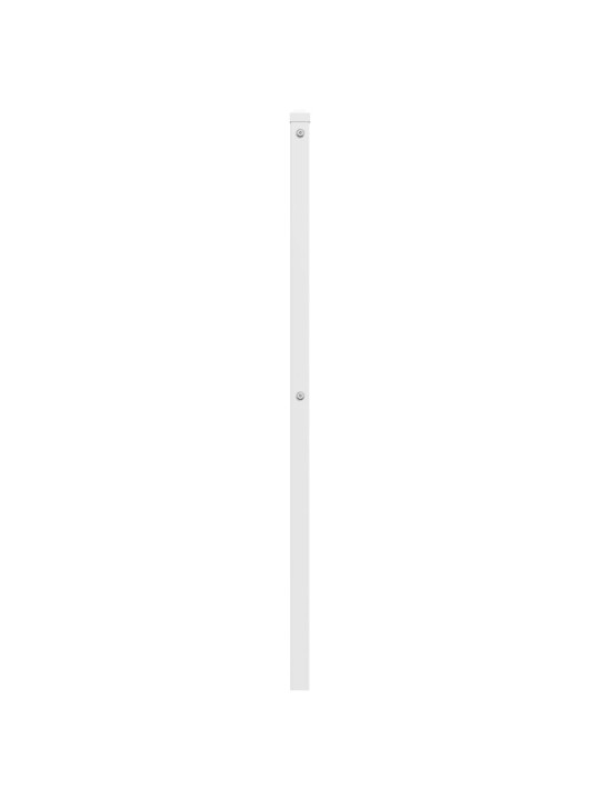 Gultas galvgalis, balts, 160 cm