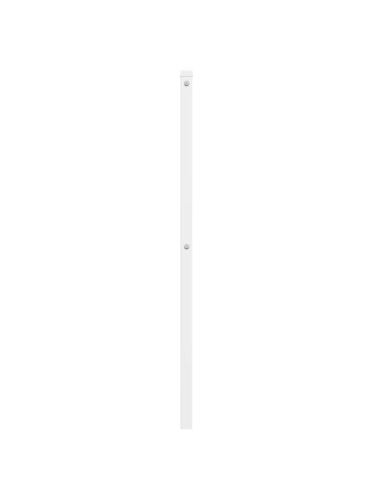 Gultas galvgalis, balts, 200 cm