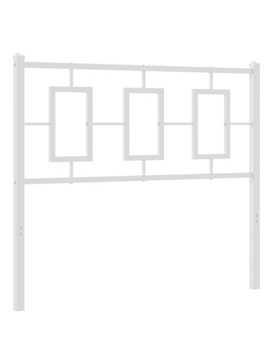 Gultas galvgalis, balts, 100 cm