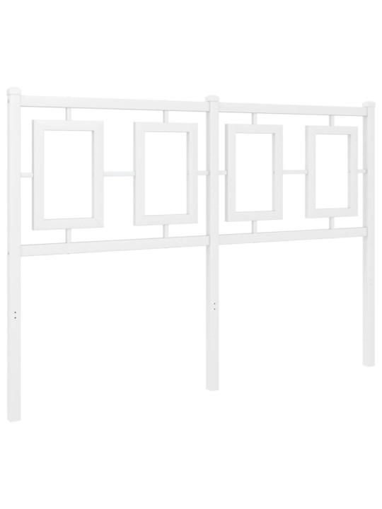 Gultas galvgalis, balts, 120 cm