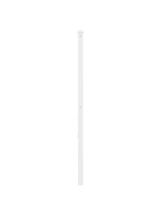 Gultas galvgalis, balts, 120 cm