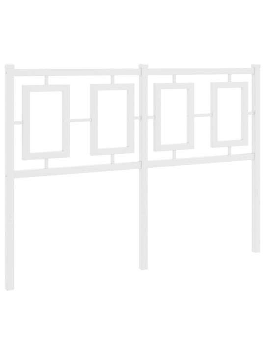 Gultas galvgalis, balts, 120 cm