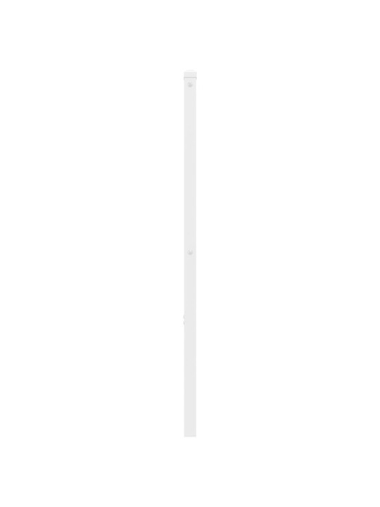 Gultas galvgalis, balts, 180 cm