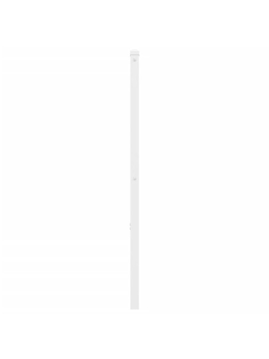 Gultas galvgalis, balts, 200 cm