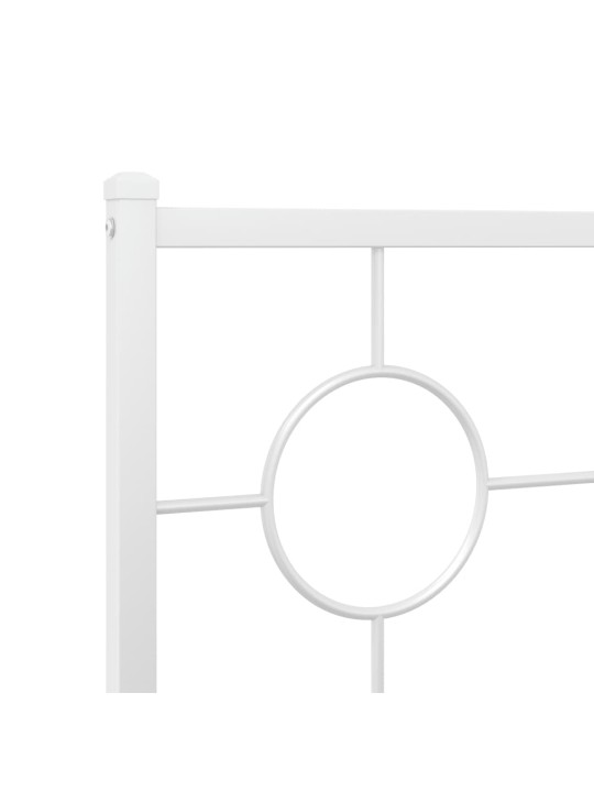 Gultas galvgalis, balts, 90 cm