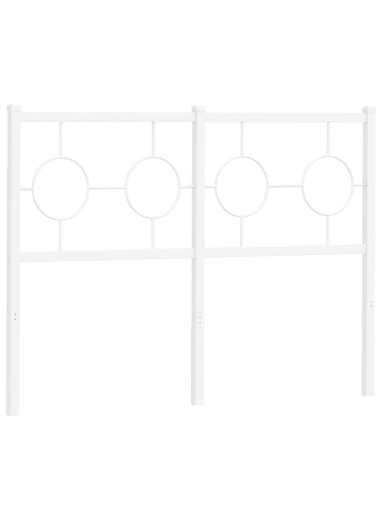 Gultas galvgalis, balts, 120 cm