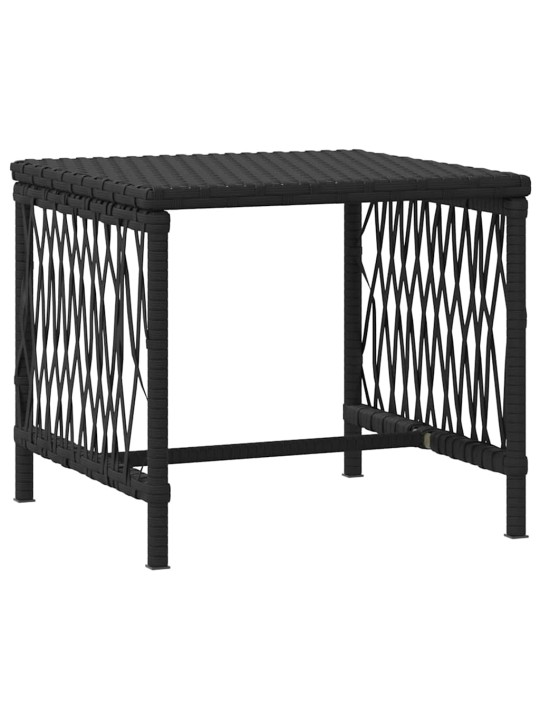 Sauļošanās zvilnis 2 pcs melna 35 x 35 x 32cm poliratāns