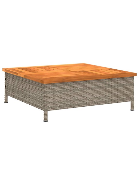 Saulessarga pamatnes pārsegs, 70x70x25cm, pelēka pe rotangpalma