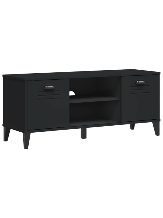 Apavu skapis viken, 106x35x45 cm, melns, inženierijas koks