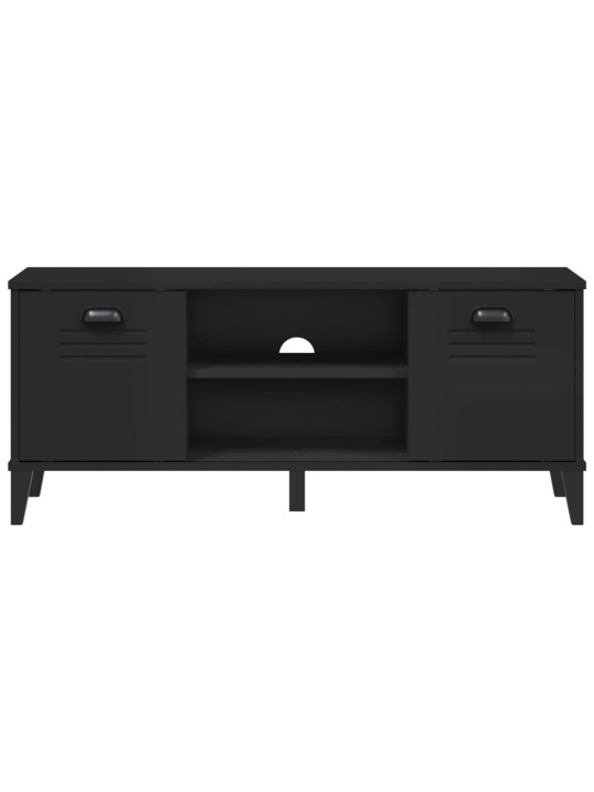 Apavu skapis viken, 106x35x45 cm, melns, inženierijas koks