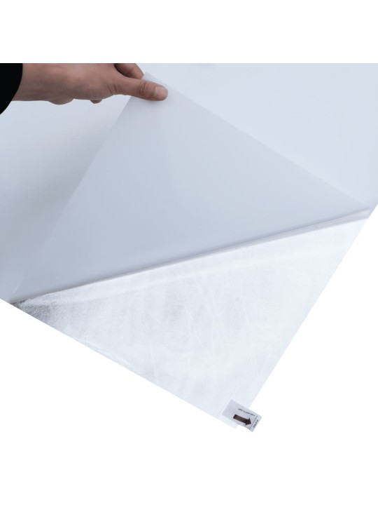 Loga plēve, matēta, caurspīdīga, balta, 60x1000 cm, pvc