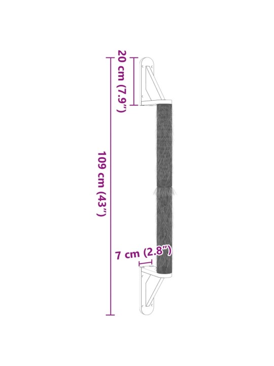 Kaķu nagu asināšanas stabs, 109 cm