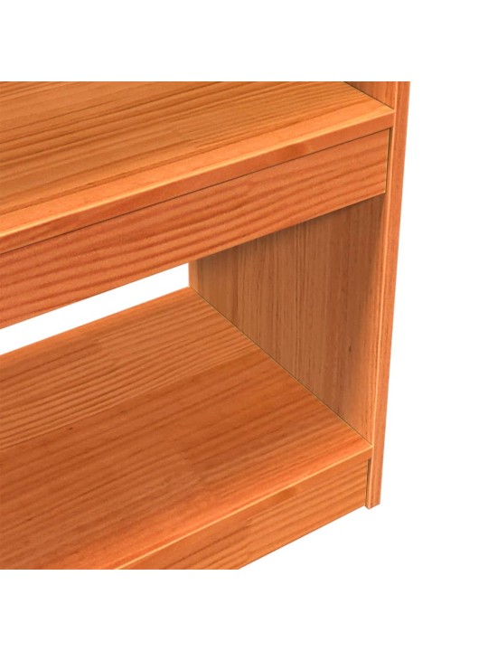 Grāmatu plaukts, 100x30x199,5 cm, priedes masīvkoks
