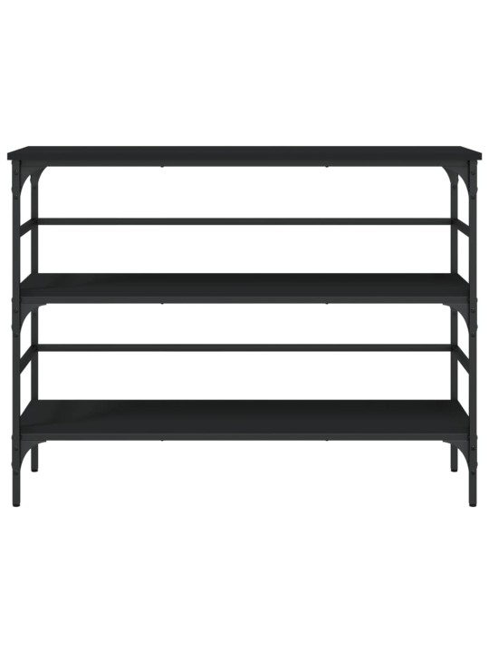 Konsoles galdiņš, melns, 100x32x75 cm, inženierijas koks