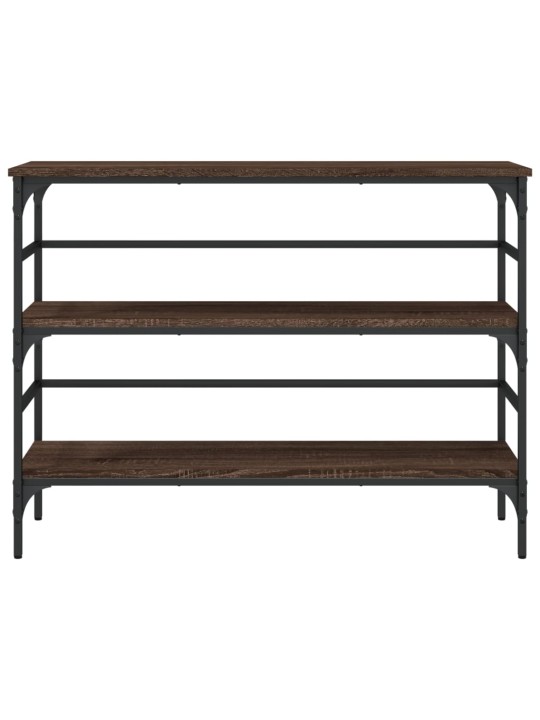 Konsoles galdiņš, brūns, 100x32x75 cm, inženierijas koks