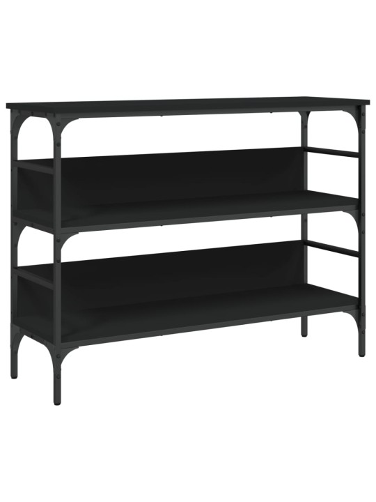 Konsoles galdiņš, melns, 100x32x75 cm, inženierijas koks