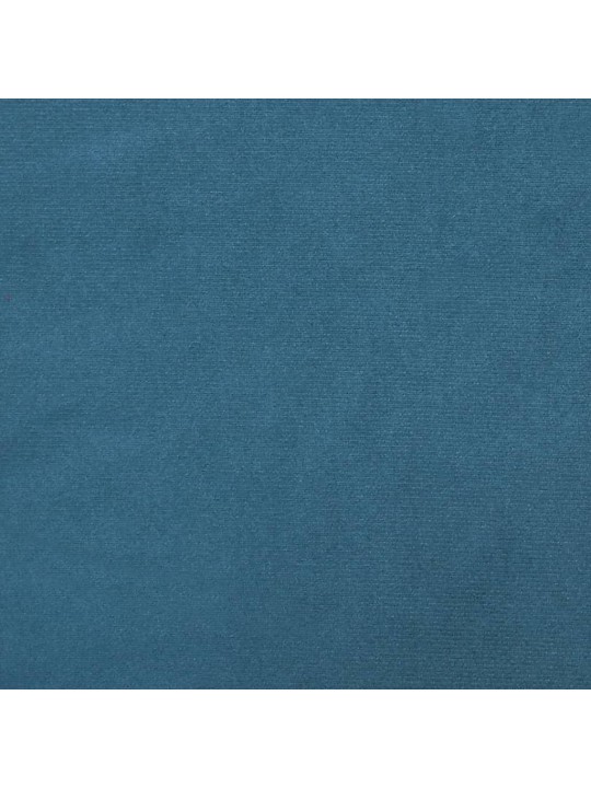Gulta ar matraci, zils samts, 200x200 cm