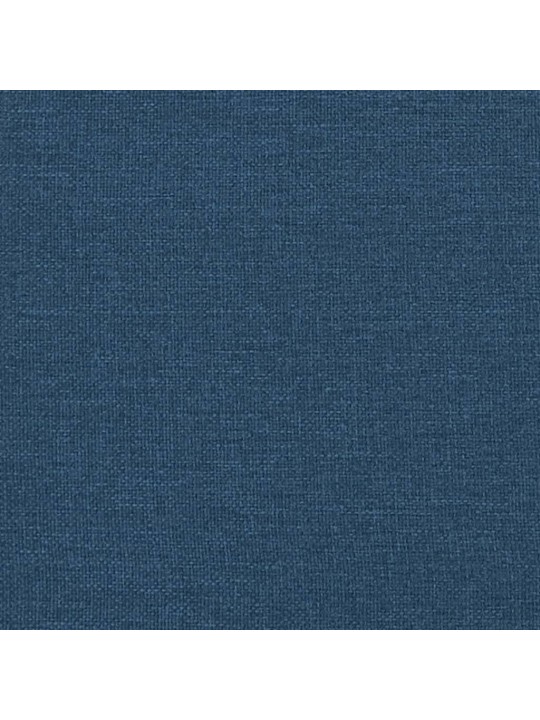 Gulta ar matraci, zils, 120x200 cm, audums
