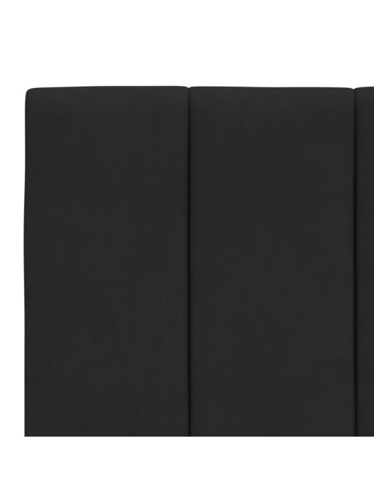 Gulta ar matraci, melna samts, 100x200 cm