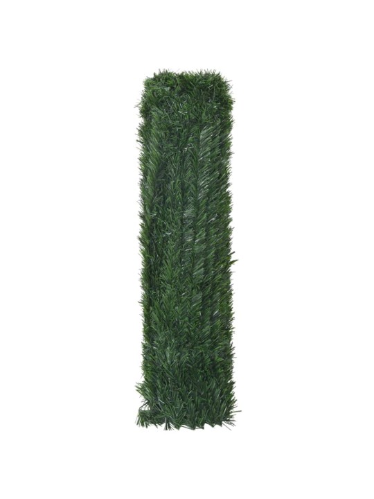 Mākslīgās zāles žogs, zaļš, 1x5 m