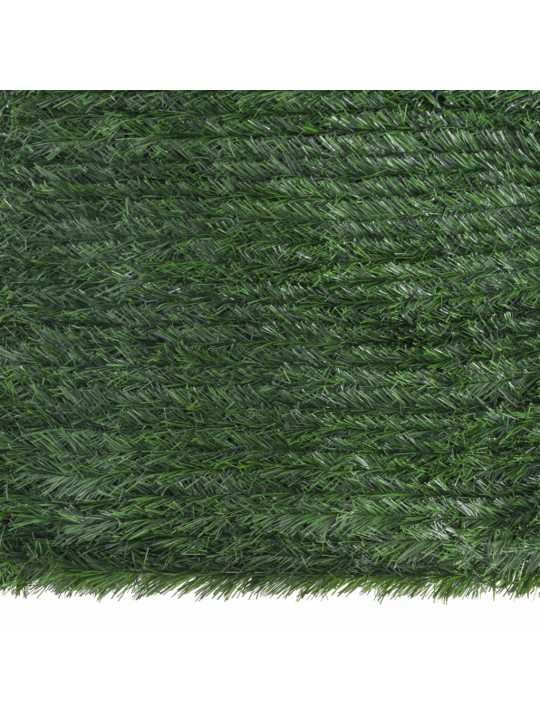 Mākslīgās zāles žogs, zaļš, 1x5 m
