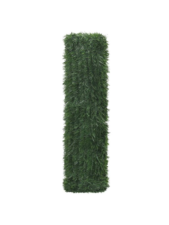 Mākslīgā zālāja žogs, zaļš, 1x10 m
