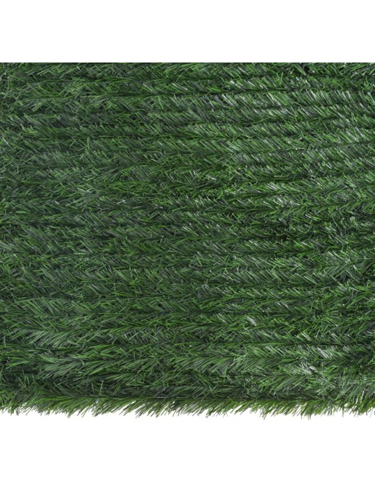 Mākslīgā zālāja žogs, zaļš, 1x10 m