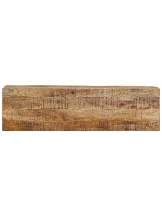 Konsoles galdiņš, 110x30x75 cm, neapstrādāts mango koks, dzelzs