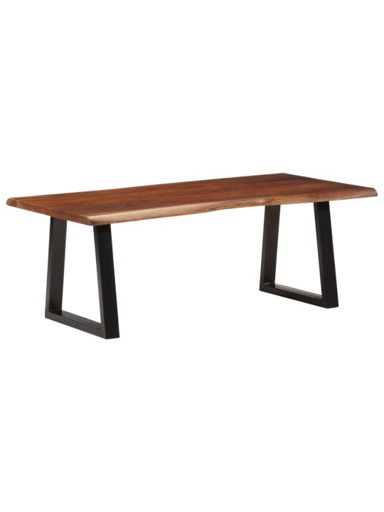Kafijas galdiņš, 110x55x40 cm, medus brūns, akācijas masīvkoks