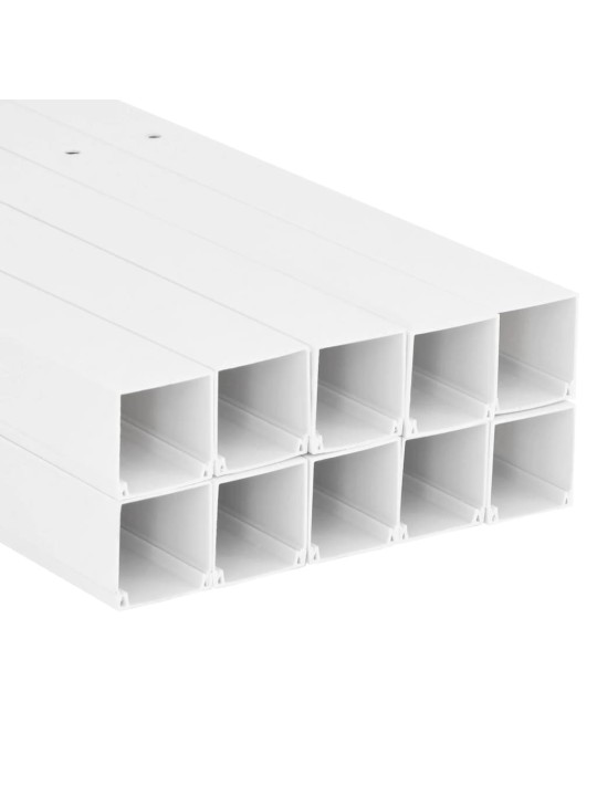 Kabeļu kanāli, 60x60 mm, 10 m, pvc