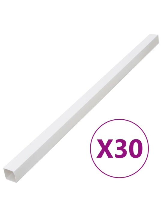 Kabeļu kanāli, 50x25 mm, 30 m, pvc