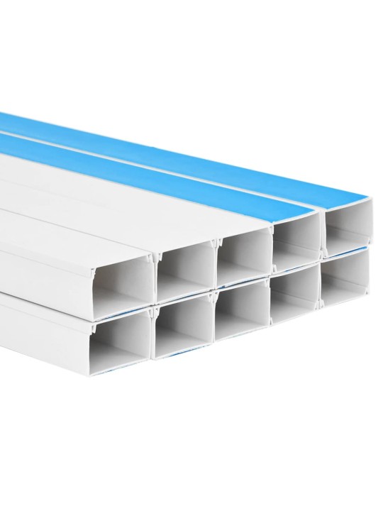 Kabeļu kanāli, pašlīmējoši, 50x25 mm, 10 m, pvc