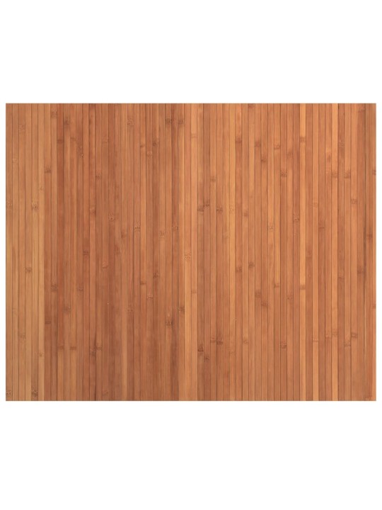 Paklājs, taisnstūra forma, brūns, 80x100 cm, bambuss