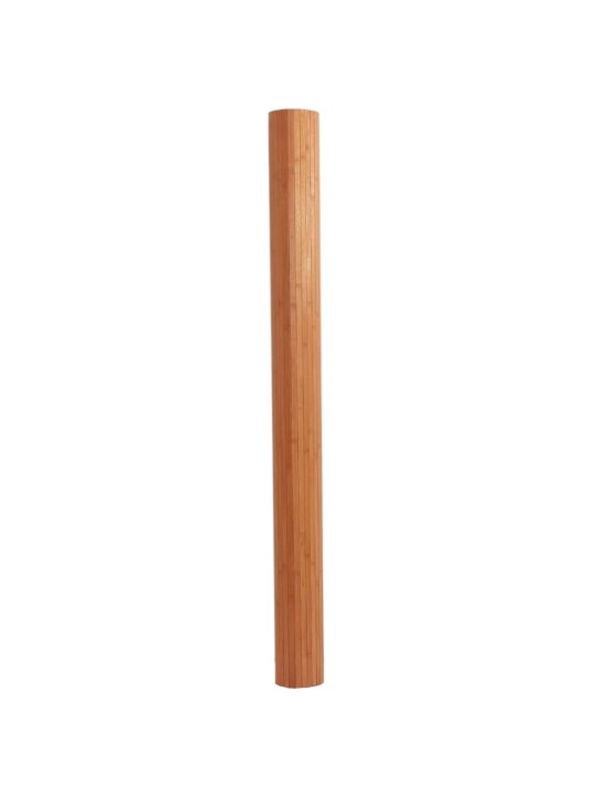 Paklājs, taisnstūra forma, brūns, 80x100 cm, bambuss