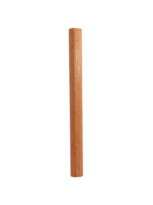 Paklājs, taisnstūra forma, brūns, 80x200 cm, bambuss