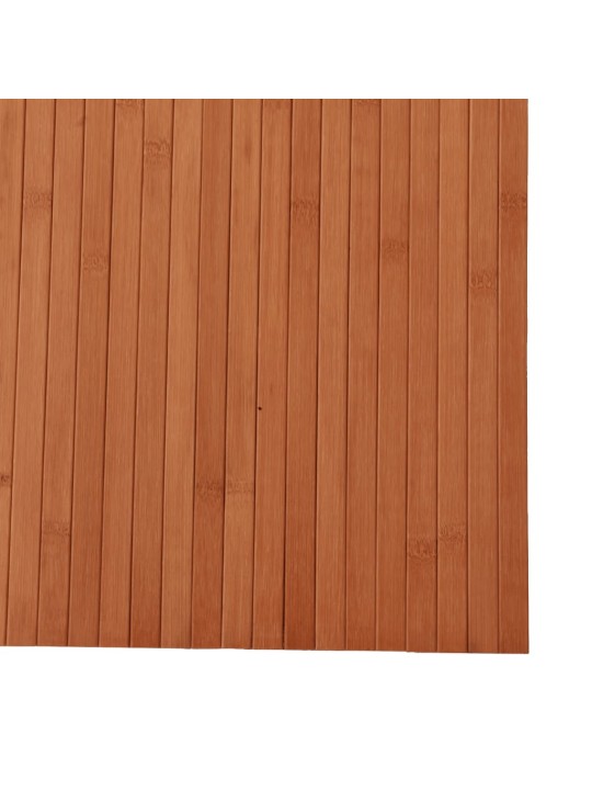 Paklājs, taisnstūra forma, brūns, 80x200 cm, bambuss