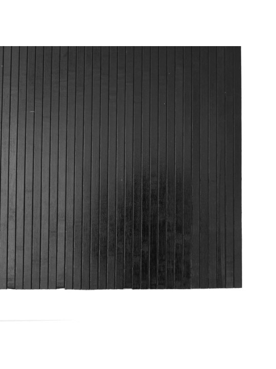 Paklājs, taisnstūra forma, pelēks, 80x300 cm, bambuss