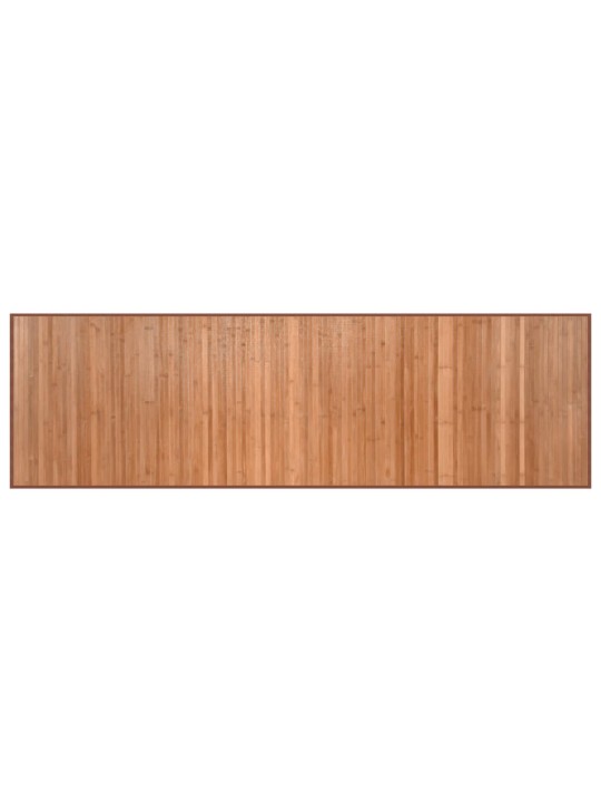 Paklājs, taisnstūra forma, dabīga krāsa, 60x200 cm, bambuss