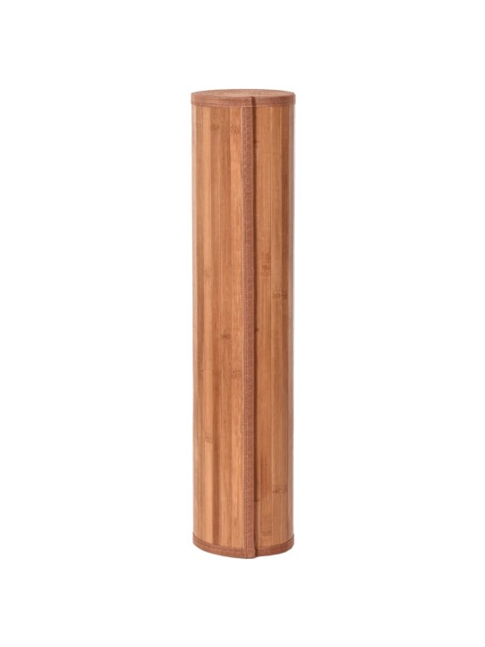 Paklājs, taisnstūra forma, brūns, 70x200 cm, bambuss