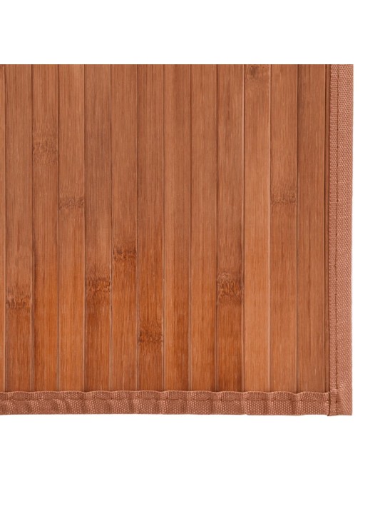 Paklājs, taisnstūra forma, brūns, 70x200 cm, bambuss